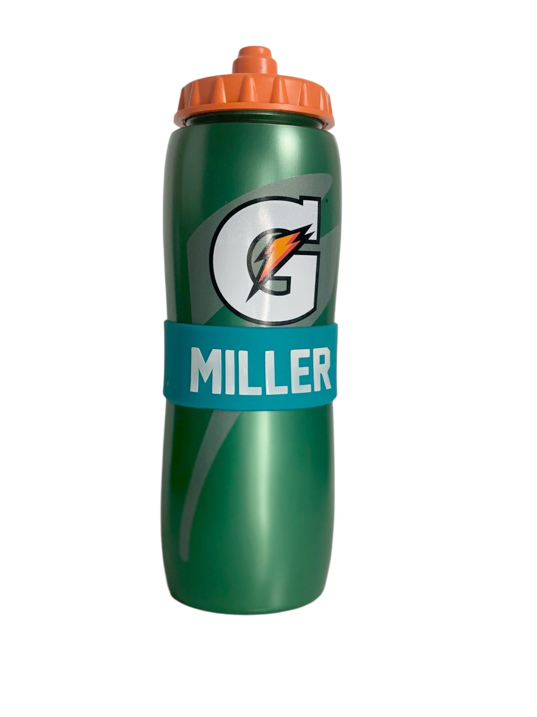 Custom Silicone Bottle Band + 32oz Gatorade Bottle Combo Teal