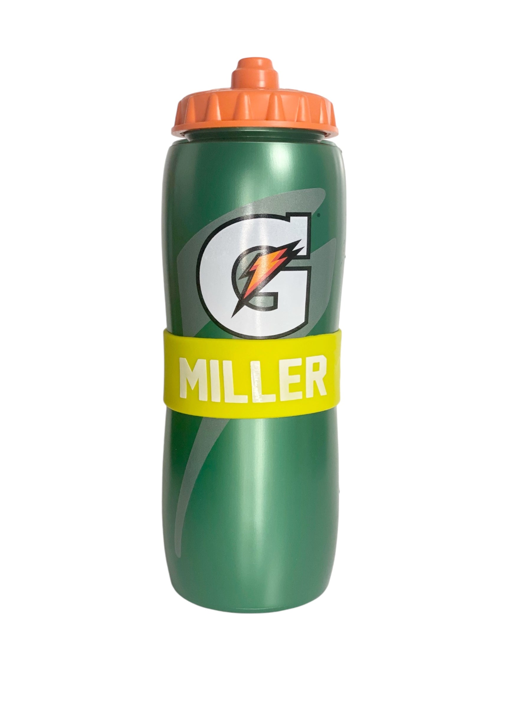 Custom Silicone Bottle Band + 32oz Gatorade Bottle Combo Yellow