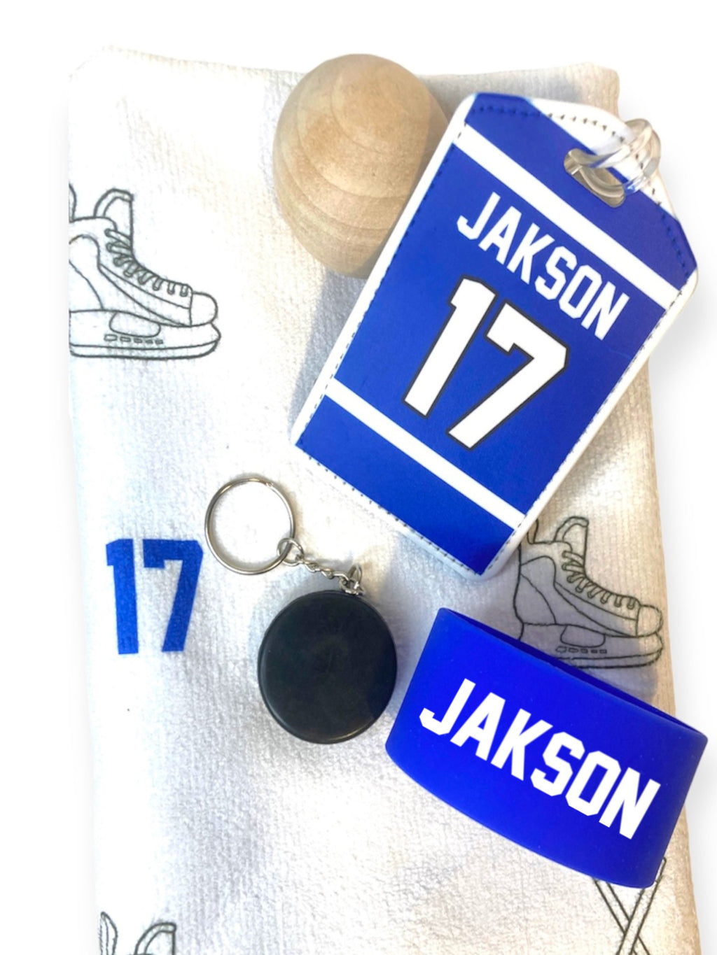 Premier Hockey Bundle – 5-Piece Set for Players & Fans blue