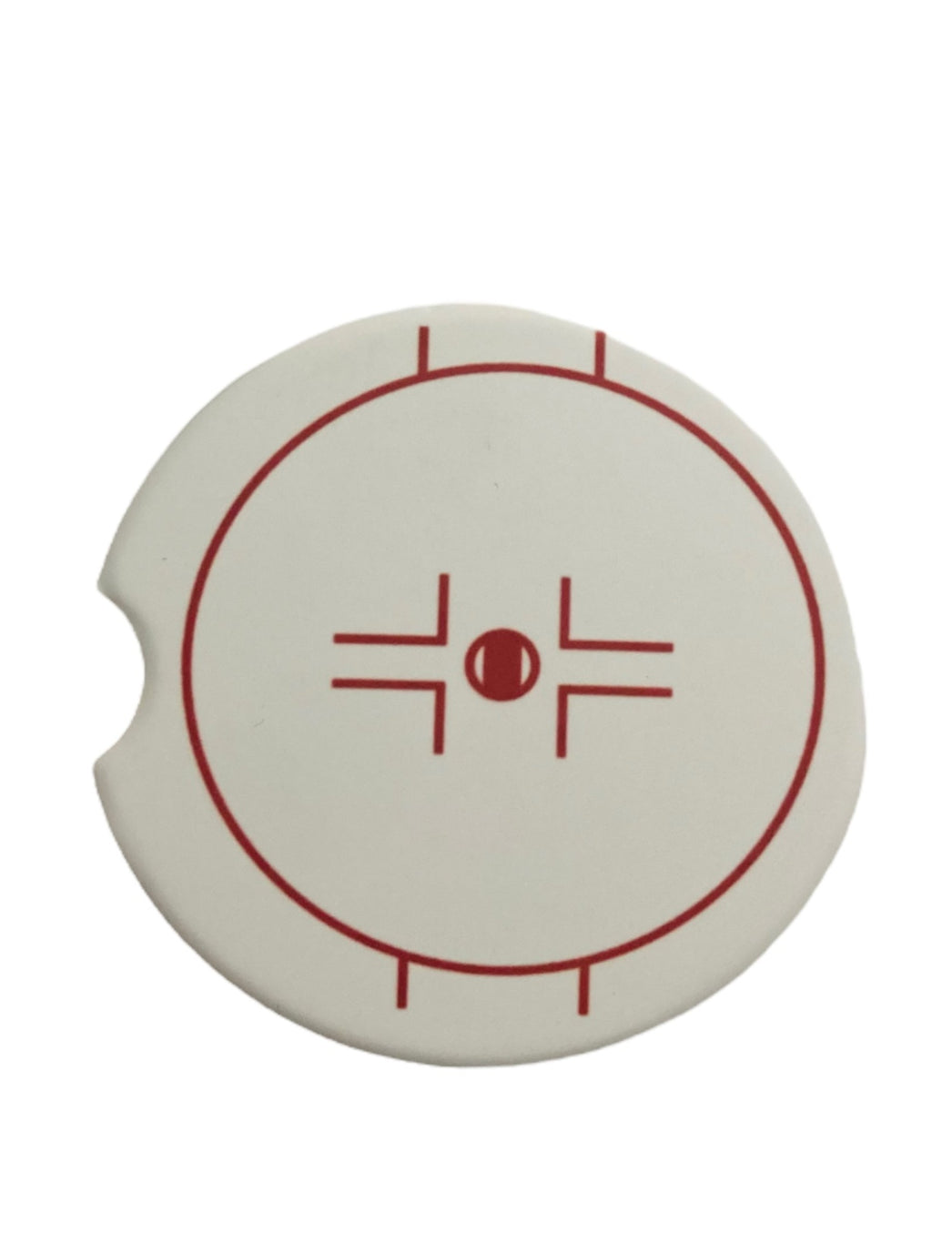 Ceramic Hockey Car Coaster – 2.6” Cup Holder Insert Ice Rink