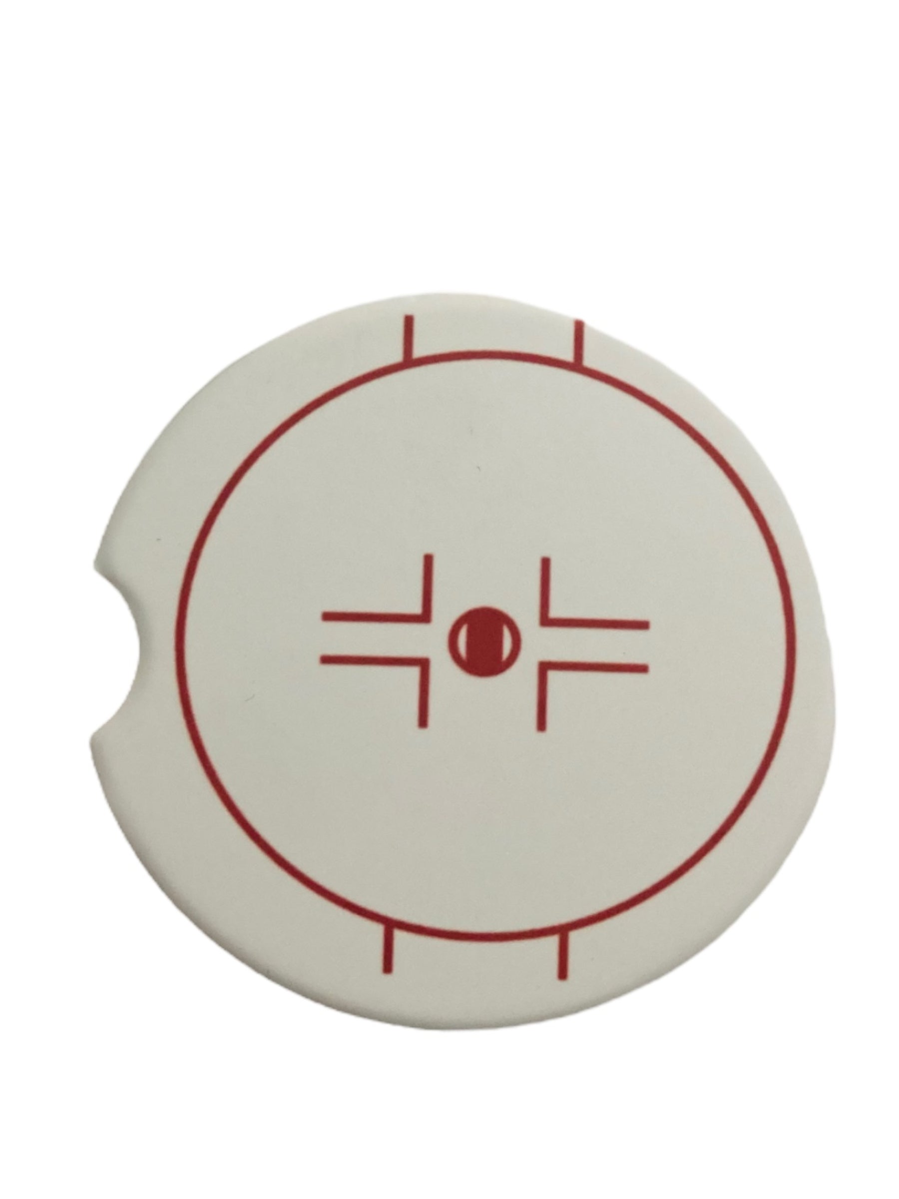 Ceramic Hockey Car Coaster – 2.6” Cup Holder Insert Ice Rink