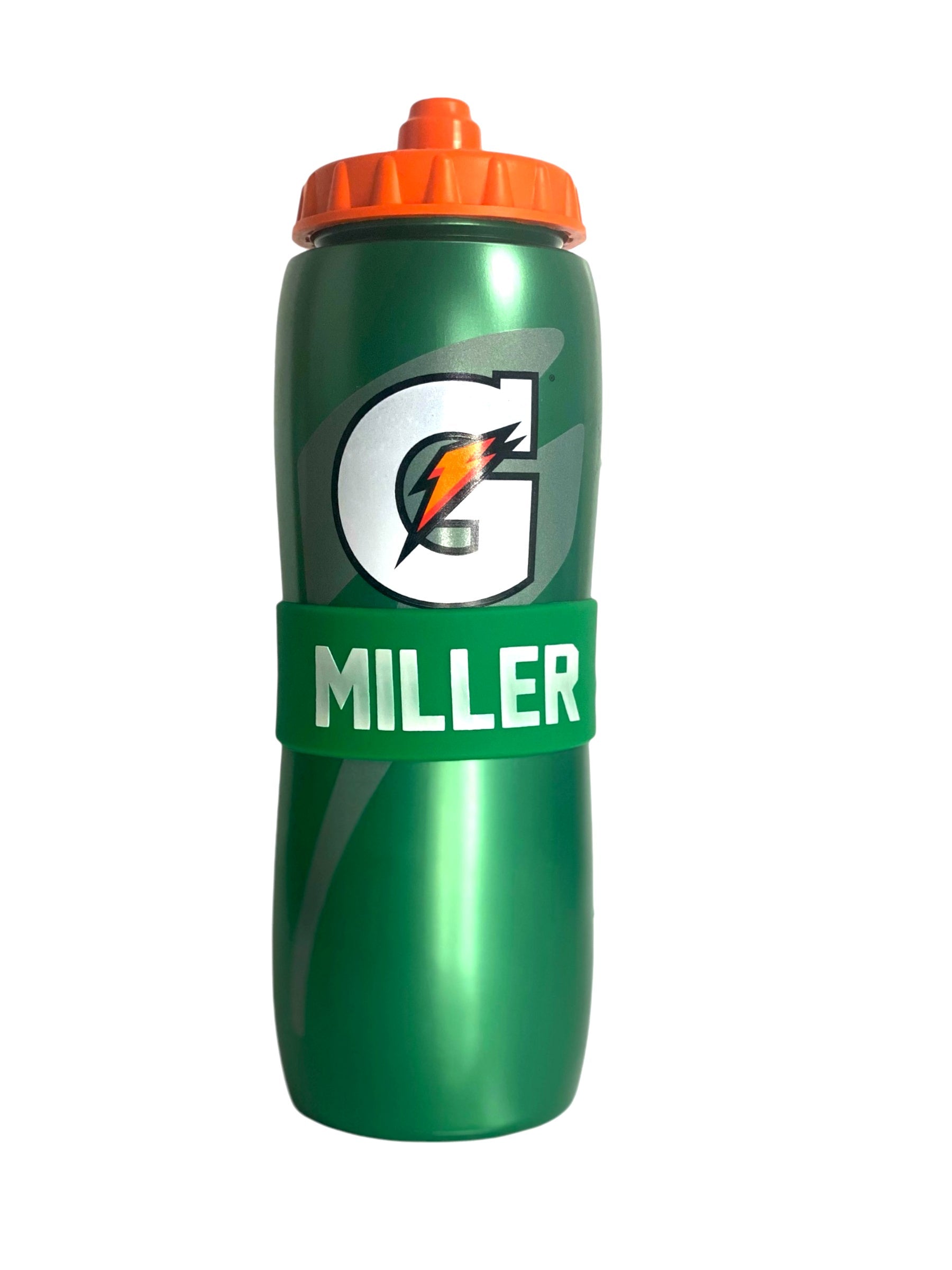 Custom Silicone Bottle Band + 32oz Gatorade Bottle Combo Green
