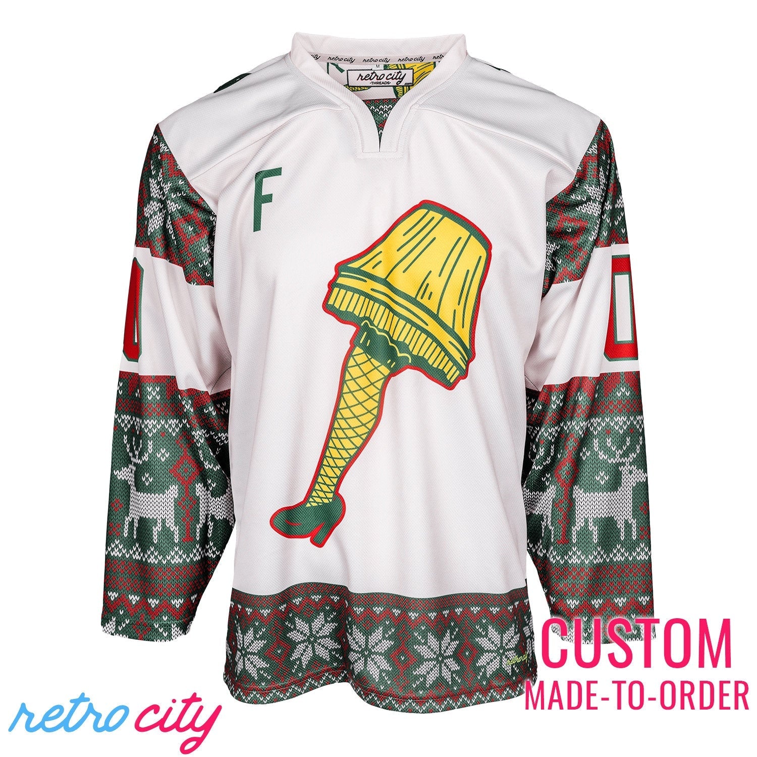 A Christmas Story Leg Lamp Fragile Ralphie Hockey Jersey Hockey Jersey