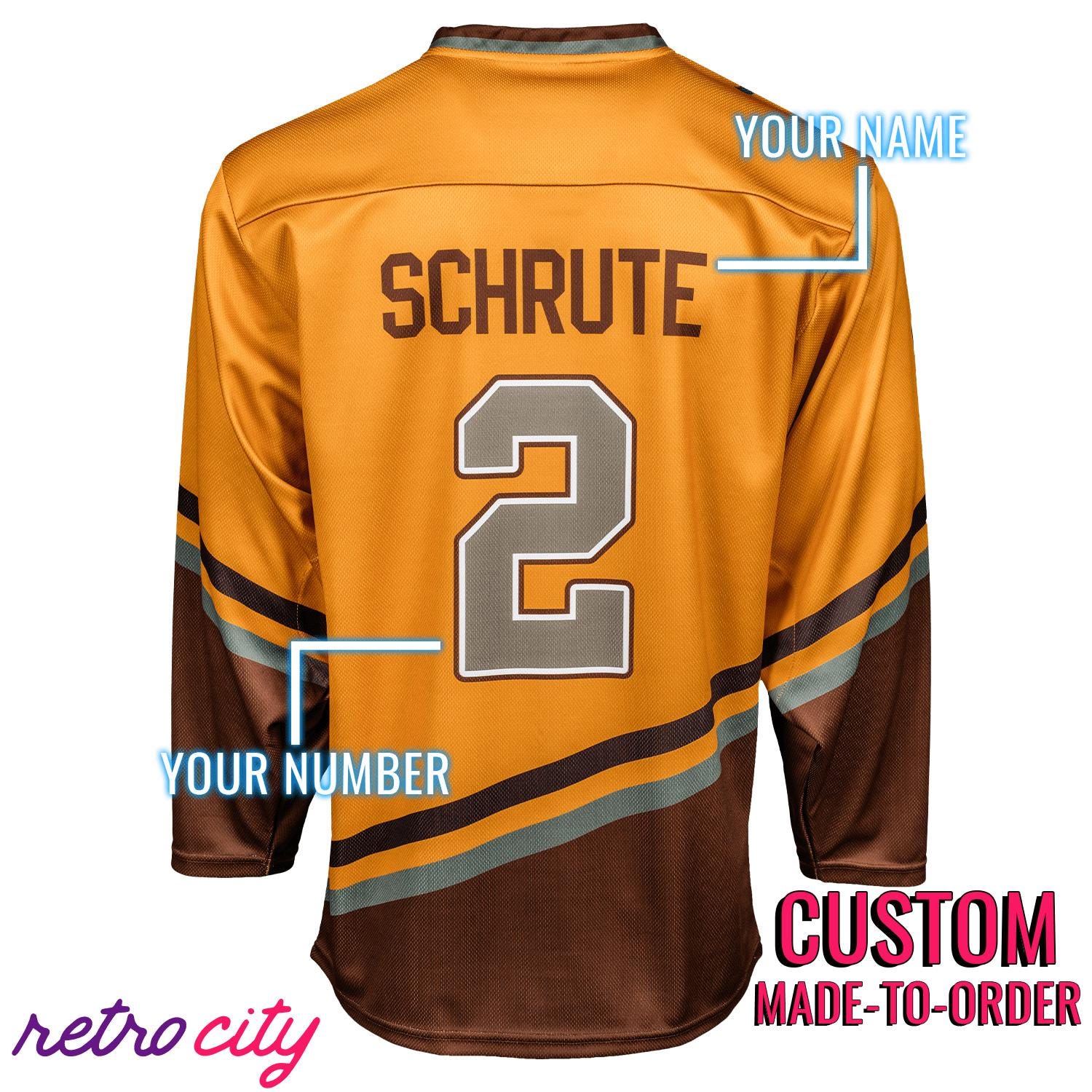 CPR Certified Dwight Hockey Jersey Sweater Hockey Jersey