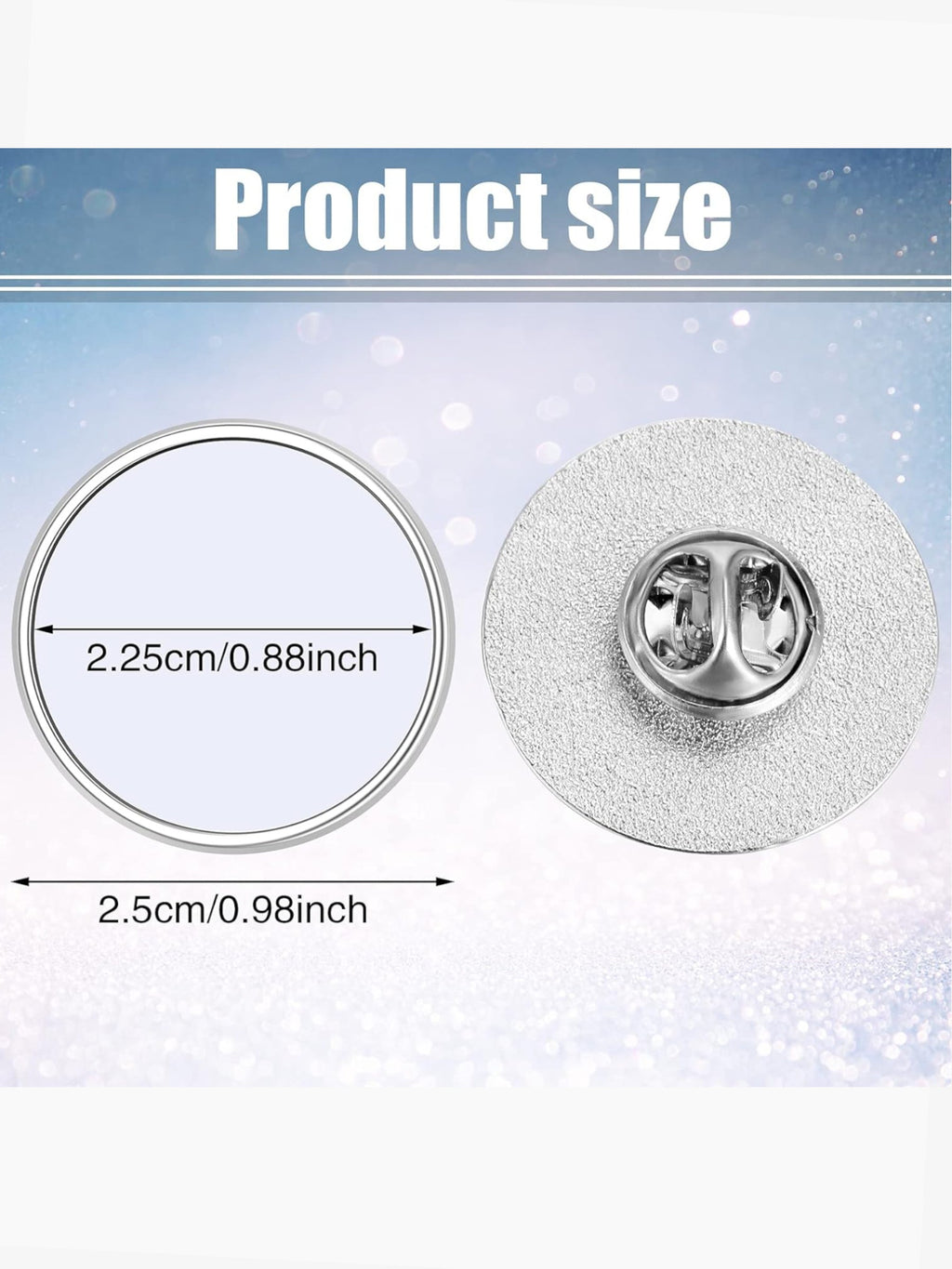 Custom Hockey Logo Button Pin – Add Your Number or Team Logo