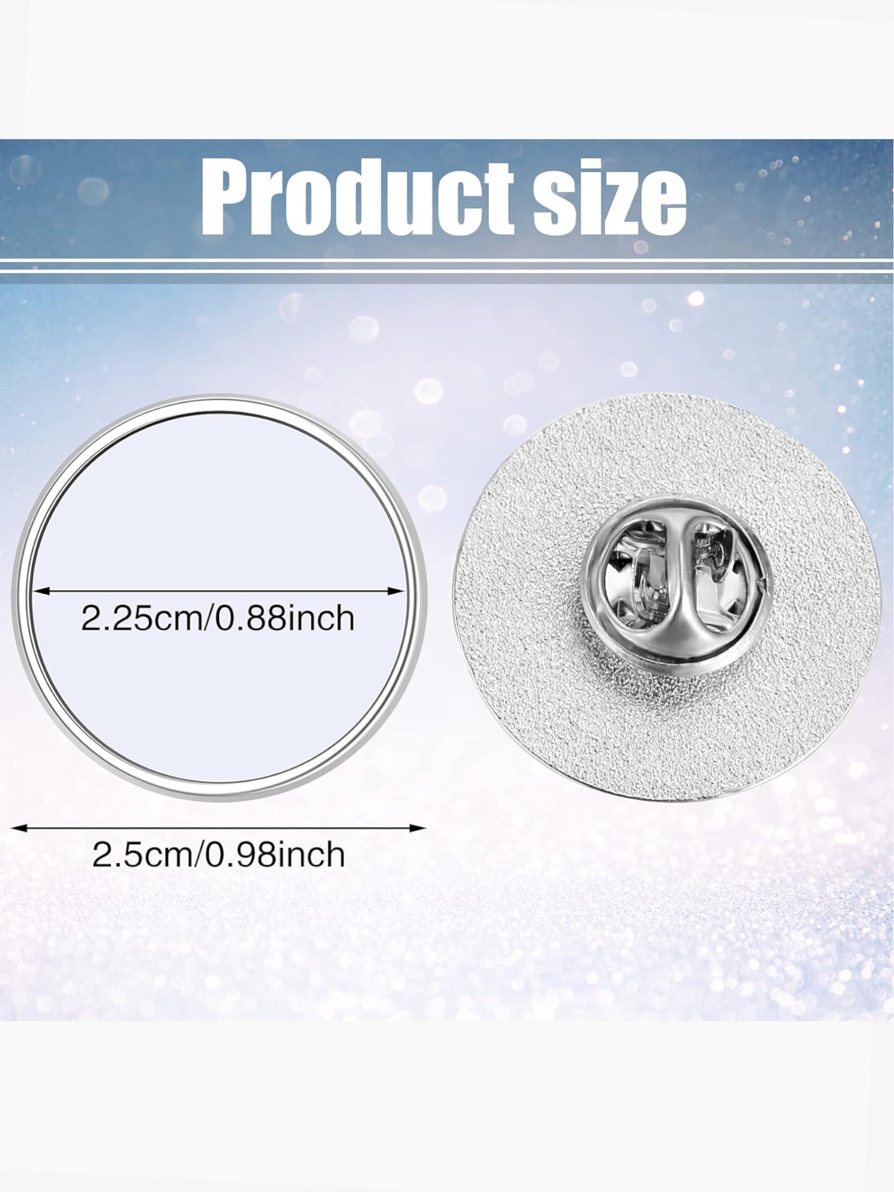 Custom Hockey Logo Button Pin – Add Your Number or Team Logo